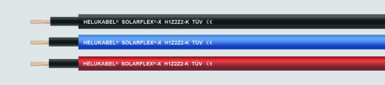 Helukabel SOLARFLEX-X H1Z2Z2-K - Medium voltage cable - Blue - 1 x 6 mm² - 57.6 kg/km - -40 - 90 °C - DIN VDE 0285-525-1/DIN EN 50525.1 appendix B,DIN EN 60754-1/IEC 60754-1