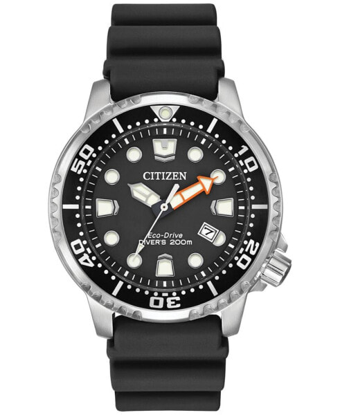 Eco-Drive Men's Promaster Dive Black Rubber Strap Watch 44mm