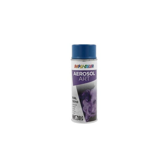 Dupli-color Buntlackspray AEROSOL Art enzianblau glänzend RAL 5010 400 ml , VE: 6