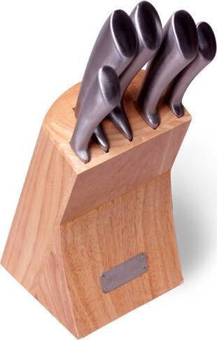 Kamille Zestaw noży 5 sztuk w bloku drewnianym Kamille KM-5130