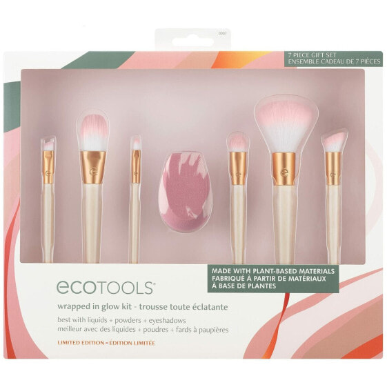Кисточки для макияжа Ecotools Wrapped In Glow, Лимитированная серия 7 предметов