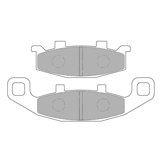 FERODO FDB481P Platinum semi metallic disc brake pads