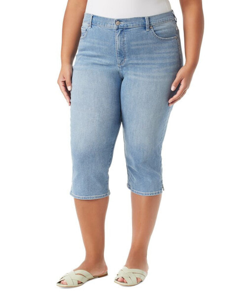 Plus Size Amanda High-Rise Capri Jeans