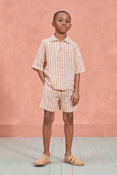 Striped linen shirt - limited edition