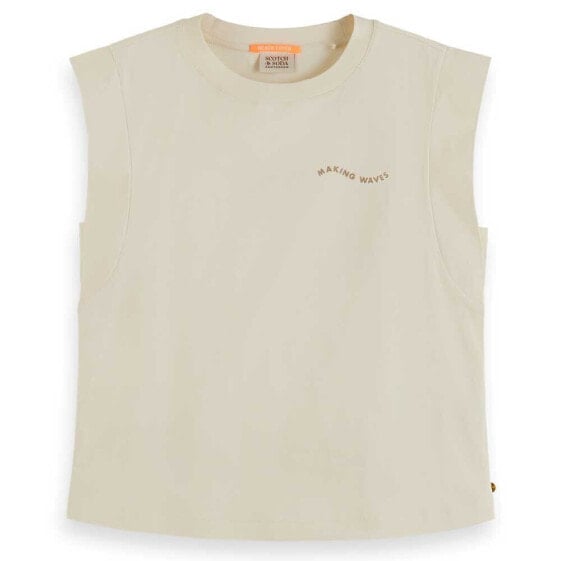 SCOTCH & SODA Side Panel Insert sleeveless T-shirt