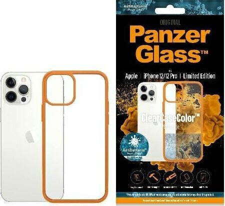 Чехол для смартфона PanzerGlass Etui ClearCase для iPhone 12/12 Pro Оранжевый с антибактериальным покрытием