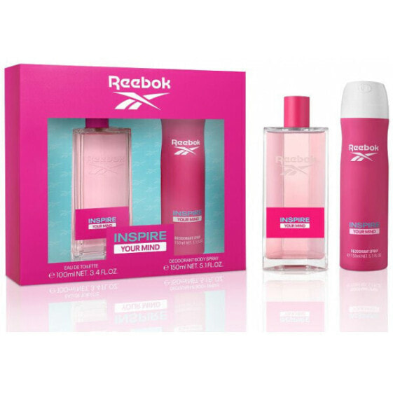 Набор парфюмерии Reebok Inspire Your Mind для женщин - EDT 100 мл + дезодорант в спрее 150 мл