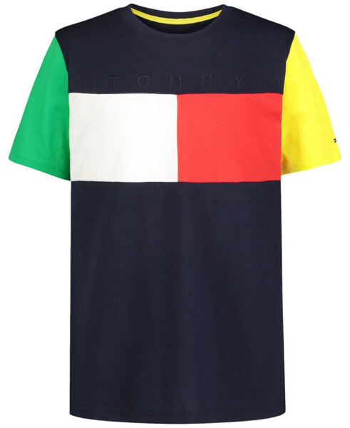 Футболка для малышей Tommy Hilfiger Flag Block футболка коротких рукавов из хлопка