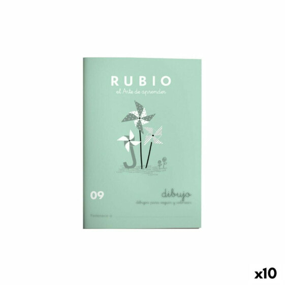 Тетрадь для рисования Cuadernos Rubio Nº09 А5 испанский (10 штук)
