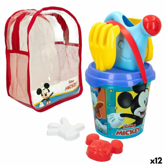 Набор пляжных игрушек Mickey Mouse Ø 18 cm полипропилен (12 штук)