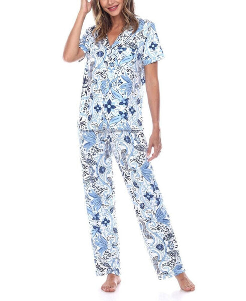 Пижама White Mark Tropical Short Pajama