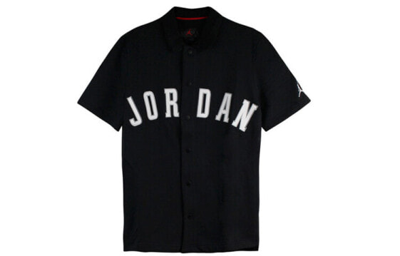 Jordan 运动休闲篮球短袖T恤 男款 黑色 / Футболка Jordan T AJ1111-010
