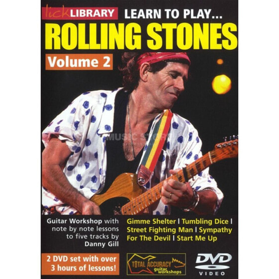 Roadrock International Lick Library: Learn To Play Rolling Stones 2 DVD