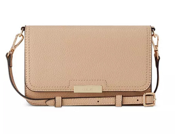 Nine West Women's Lawson Crossbody Wallet Khaki Silver