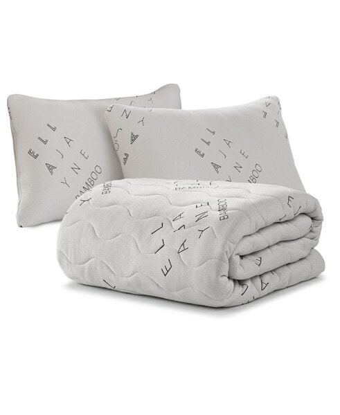 Подушка из вискозы бамбуковая Ella Jayne, набор "Topper Bedding Bundle" Twin