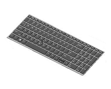 HP L17971-251 - Keyboard - Russian - Keyboard backlit - HP - ZBook 15u G5