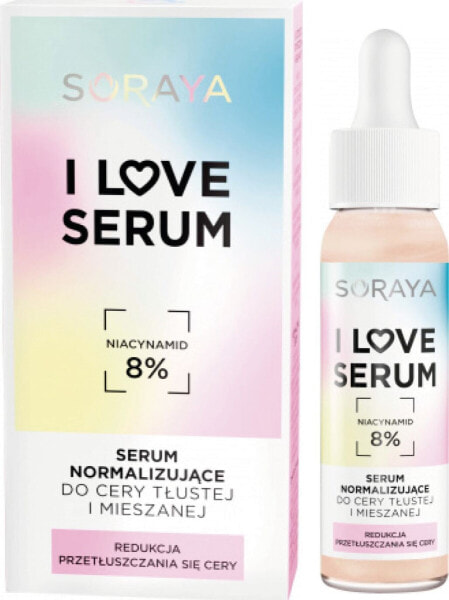 Soraya SORAYA I Love Serum NORMALIZUJĄCE 8% NIACYNAMID do cery tłustej i mieszanej