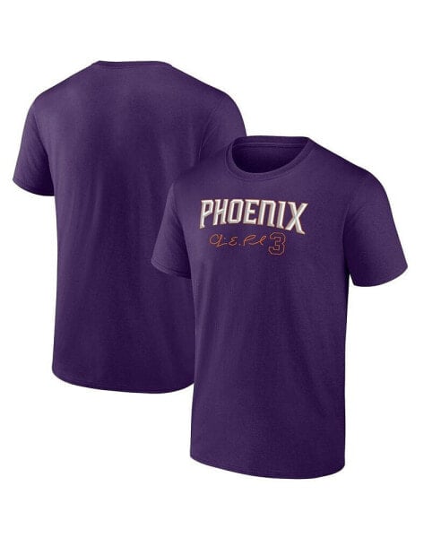 Men's Chris Paul Purple Phoenix Suns Name and Number T-shirt