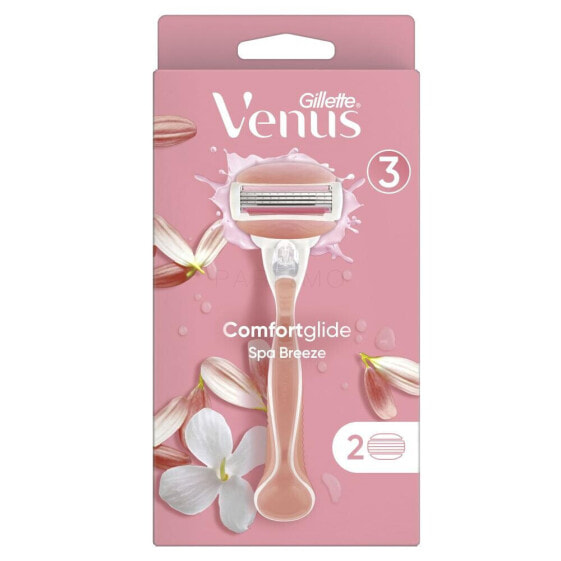 Gillette Venus ComfortGlide Spa Breeze 1 St. rasierer für Frauen Rasierer 1 St. + Ersatzklinge 1 St.