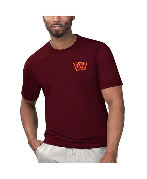 Men's Burgundy Washington Commanders Licensed to Chill T-shirt