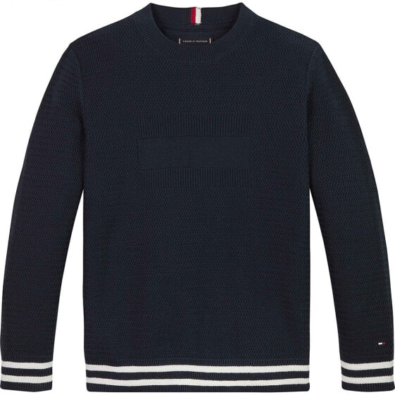 TOMMY HILFIGER Flag Structured sweater