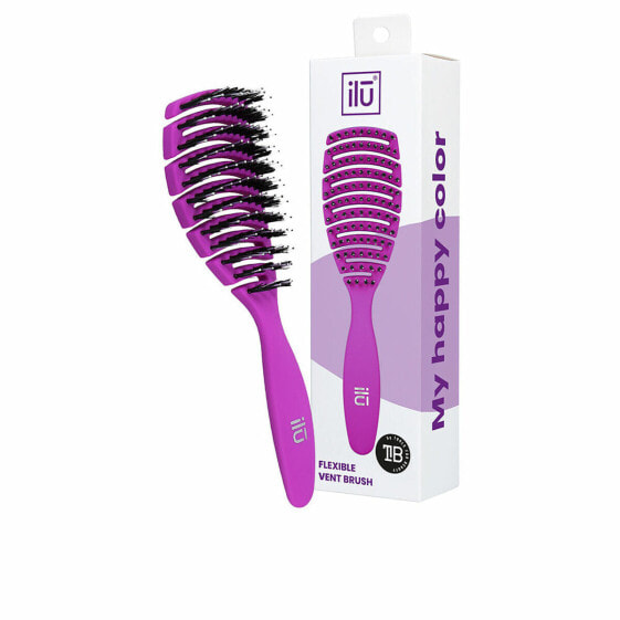 Щетка для распутывания волос Ilū Flexible Vent Фиолетовый