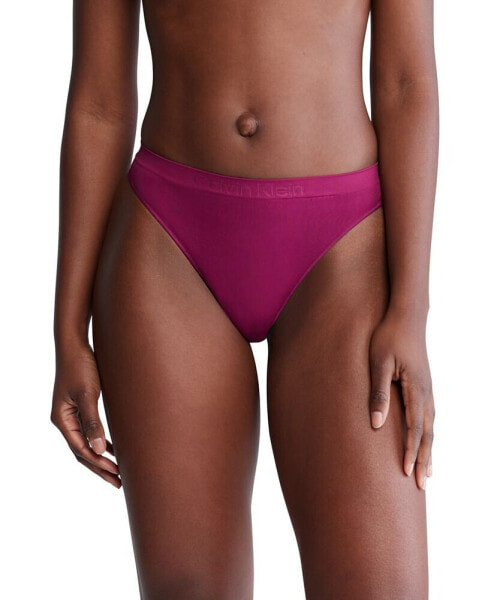 Women's Bonded Flex Mid-Rise Thong Underwear QD3958