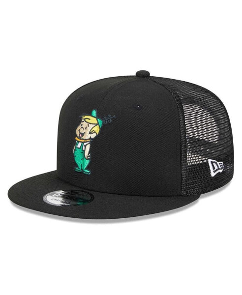 Men's Black The Jetsons Elroy Jetson Trucker 9FIFTY Snapback Hat