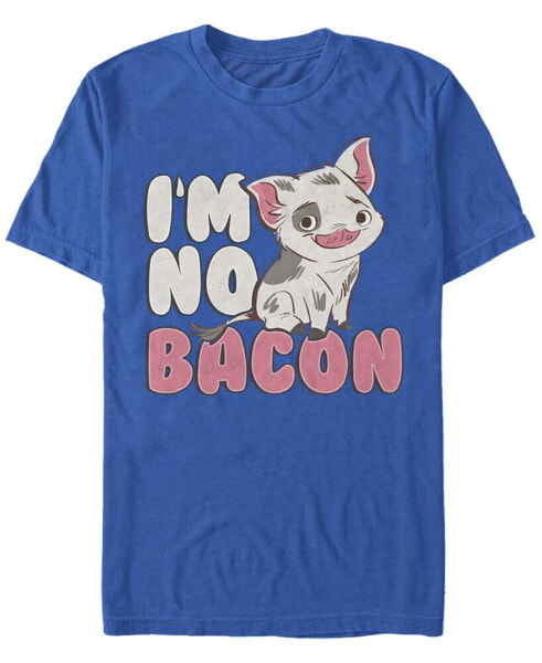 Disney Men's Moana Pua Cute I'm No Bacon, Short Sleeve T-Shirt