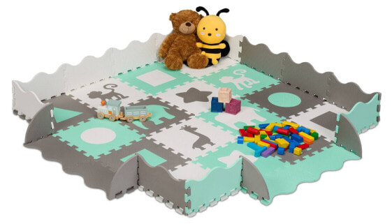 Игровой коврик Relaxdays Puzzlematte mit Rand