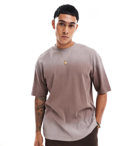 ASOS DESIGN oversized washed t-shirt in dusty pink