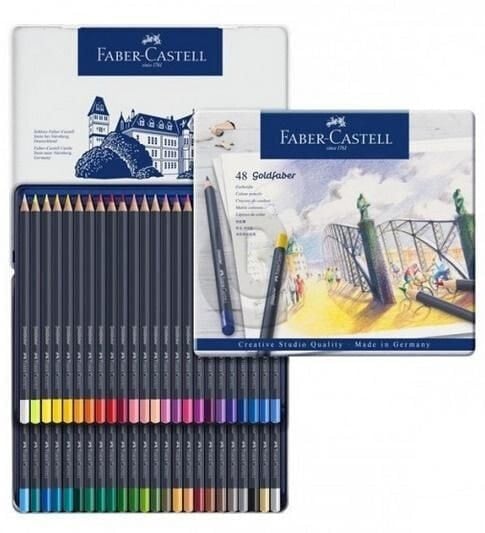 Faber-Castell Kredki Goldfaber 48 kol. opak. metal (114748)