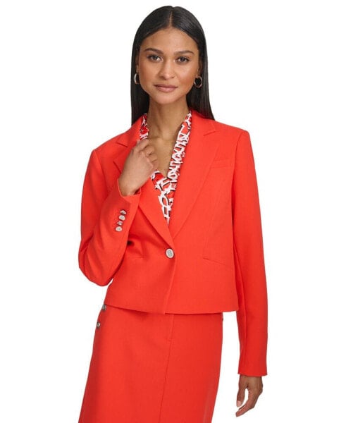 Women's Cropped Long-Sleeve Jacket