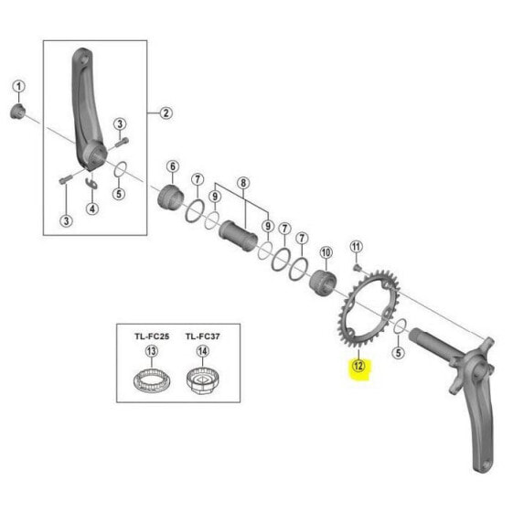 SHIMANO GRX RX810 Chainring