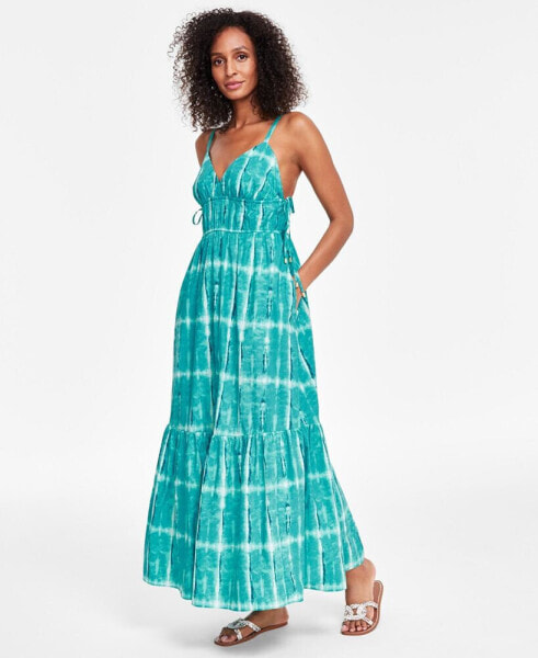 Women's Tie-Dyed Maxi Dress, Created for Macy's