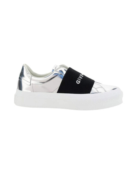 Givenchy Urban Street Logo Band Sneaker in Silver Size 9 US