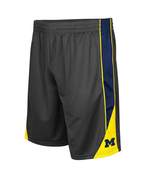 Men's Charcoal Michigan Wolverines Turnover Shorts