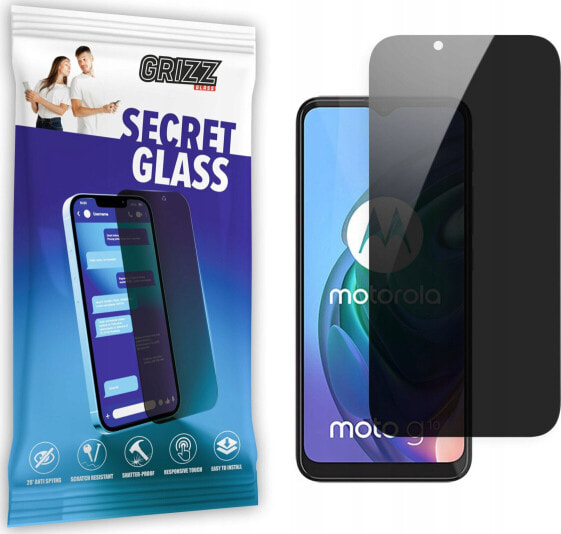 GrizzGlass Szkło prywatyzujące GrizzGlass SecretGlass Motorola Moto G10