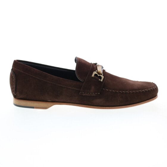 Bruno Magli Rivieria RIVIERIA Mens Brown Loafers & Slip Ons Moccasin Shoes