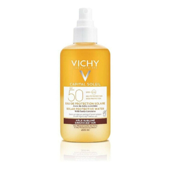 Солнцезащитное средство Capital Soleil Enhanced Tan Vichy 101094 Spf 50 Spf 50 200 ml