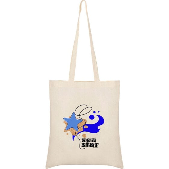 Сумка из натурального хлопка с длинными ручками KRUSKIS Sea Star Tote Bag