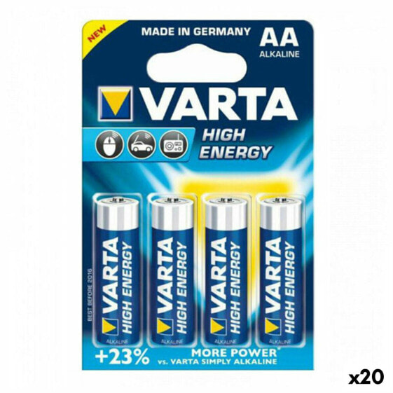 Щелочная батарейка Varta AA LR06 1,5 V 2930 mAh 1,5 V (20 штук)