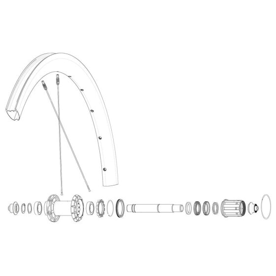 MAVIC Rear Cosmic SLR 40 RB Road Rim