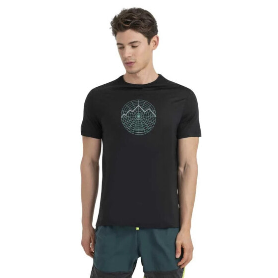 ICEBREAKER Merino 125 Cool-Lite Sphere III Vision Grid short sleeve T-shirt