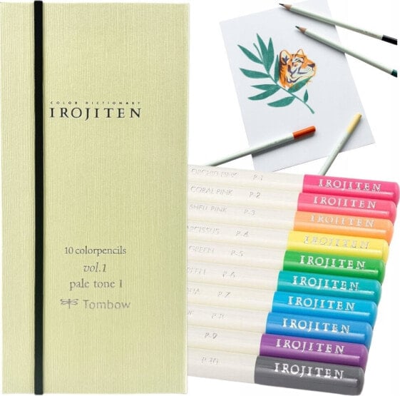 Tombow Tombow Color pencil IROJITEN set volume 1: Pale tone l, 10 pc(s)