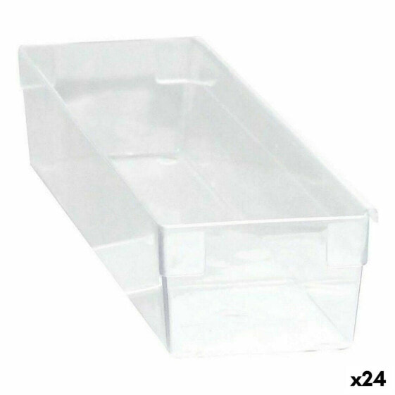 Модульная коробка универсальная BB Home Transparent 22,5 x 8 x 5,3 см (24 штуки)