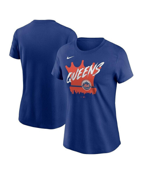 Women's Royal New York Mets Local Team T-shirt