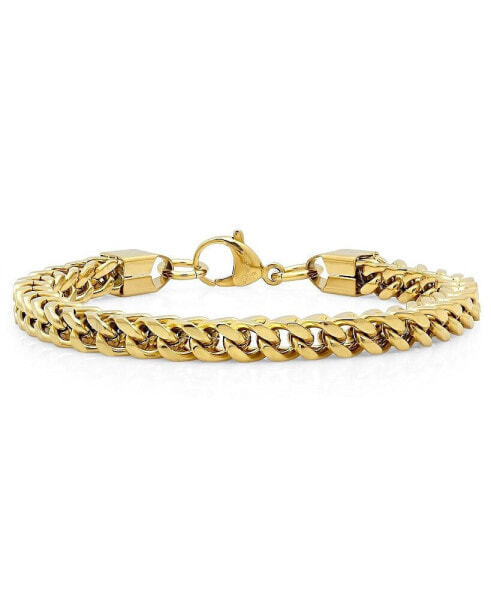 Men's 18k Gold Plated Stainless Steel Bracelet