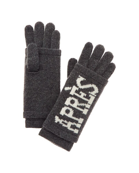 Hannah Rose Apres 3-In-1 Cashmere Gloves Women's Grey