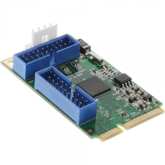 InLine Mini PCIe Card 4x USB 3.2 Gen.1 Interface Card